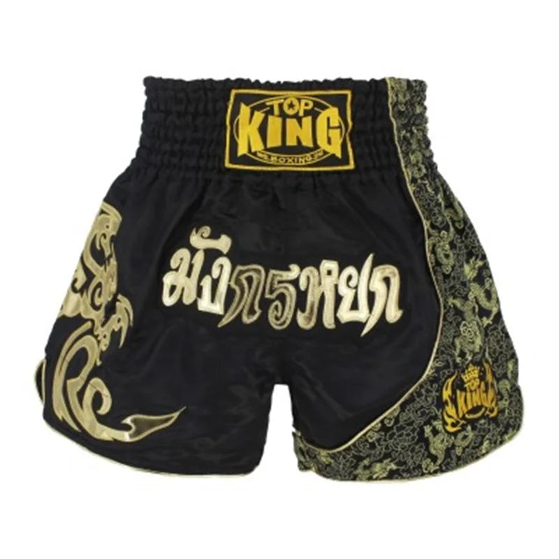 Yellow Poker MMA Shorts