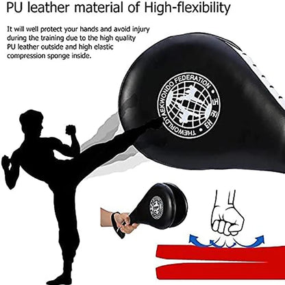 Taekwondo Kick Pads, Kicking Target Pads Punching Paddles for Tae Kwon Do Karate Kickboxing Martial Arts Training