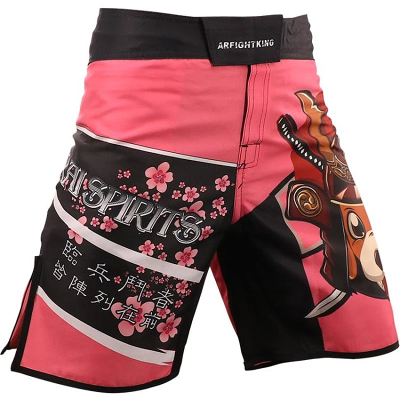 ARFIGHTKING  Trunks Pink Dog MMA Shorts