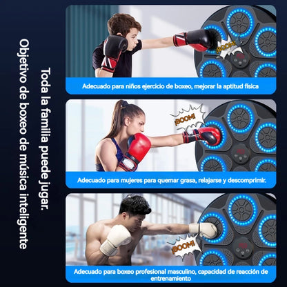 Music Boxing Machine Smart Bluetooth Wall Mounted For Home Training