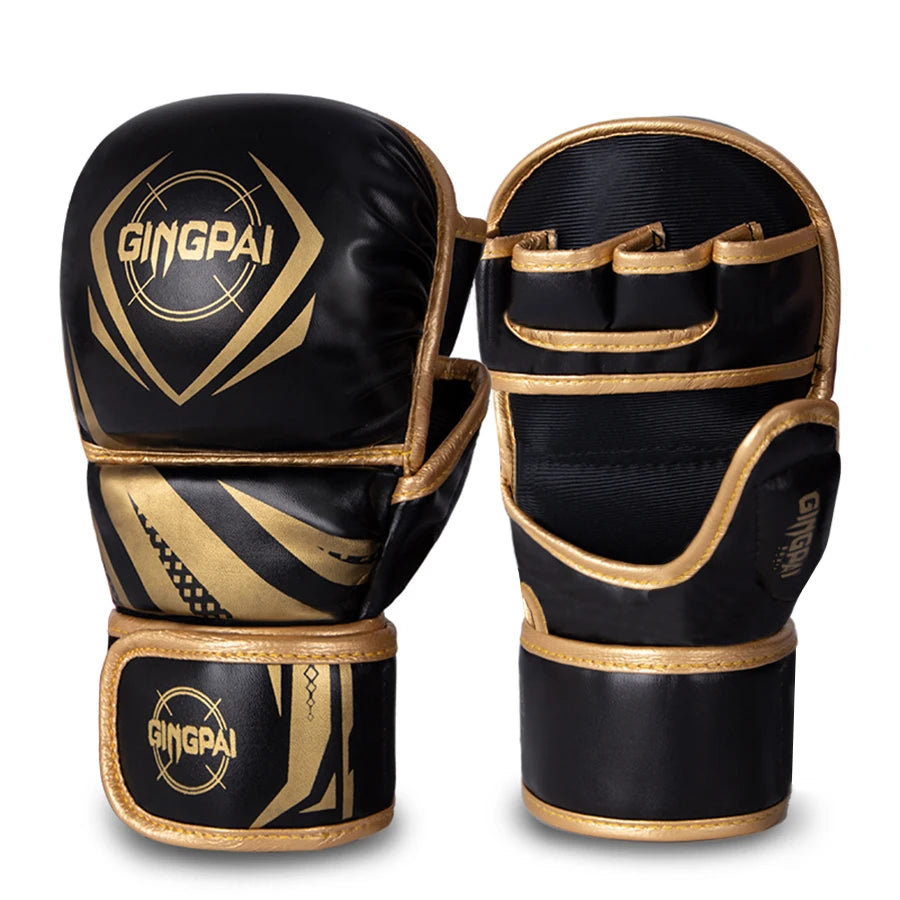 MMA Half-Finger Fighting Boxing Gloves Thickened Sanda Free Fighting Mixed Martial Arts Training Gloves