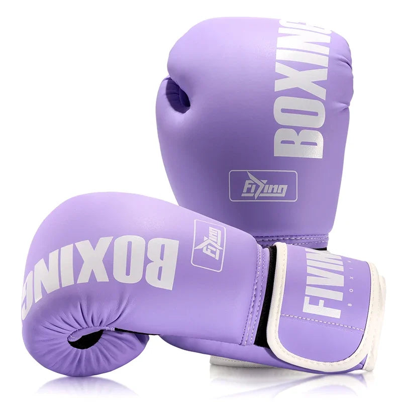 FIVING Pro Style Boxing Gloves for Women, PU Leather, Training Muay Thai,Sparring,Fighting Kickboxing,Adult Heavy Punching Bag G