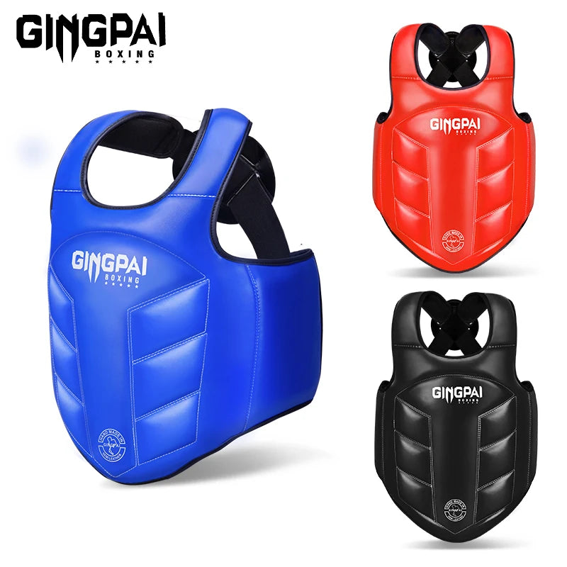 Boxing Body Protector Chest Guard Vest Kids MMA Kick Equipment Sanda Martial Arts Taekwondo Training Karate Muay Thai Uniform