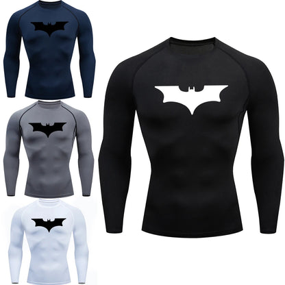 Batman T Shirt Gym Sports Top Quick Dry Breathable