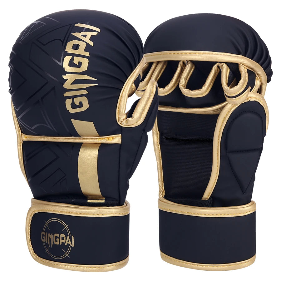 Professional MMA Boxing Gloves Half Finger Sandbag Karate Muay Thai Training Gloves Men Women Thickened Boxing Equipment