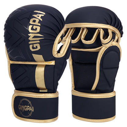 Professional MMA Boxing Gloves Half Finger Sandbag Karate Muay Thai Training Gloves Men Women Thickened Boxing Equipment