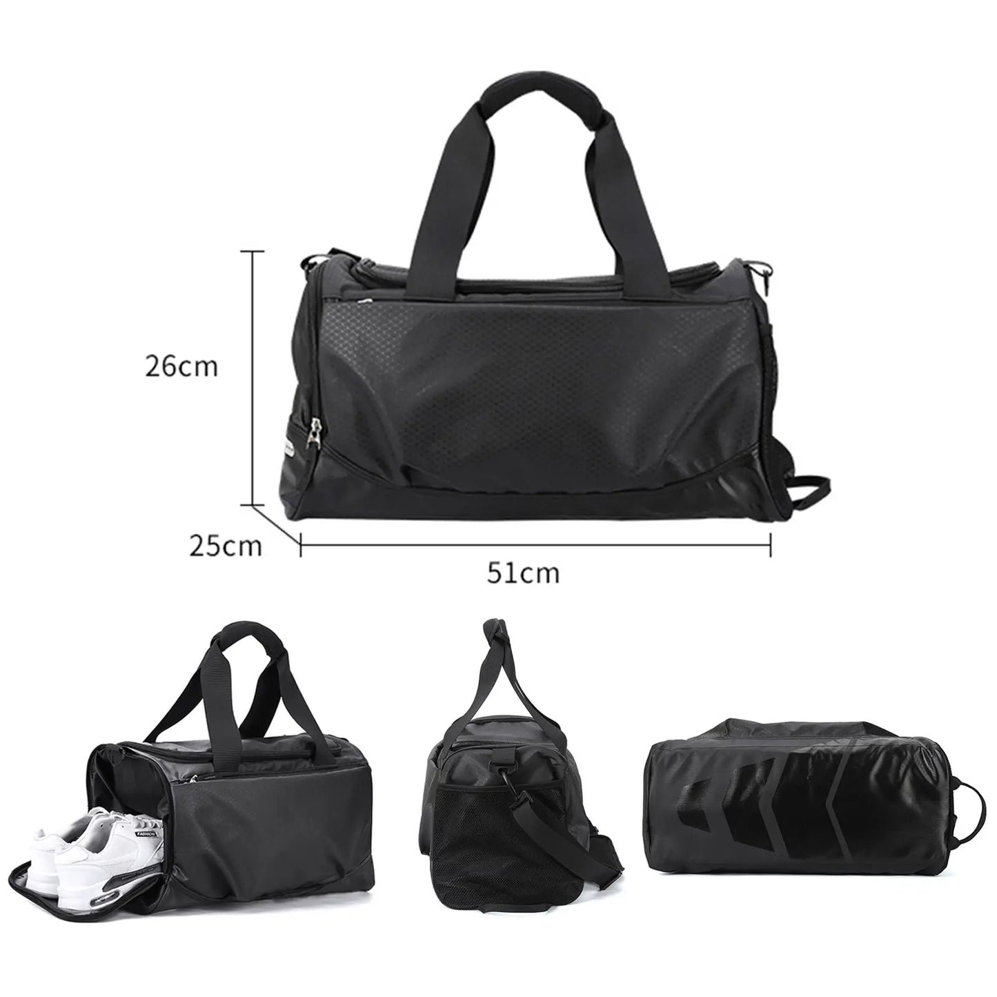 Likros Gym Duffle Bag for Men - Waterproof Sports Bag