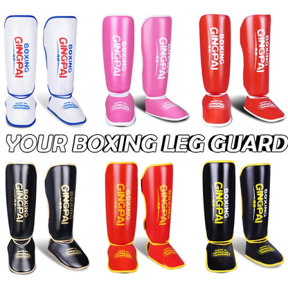 Boxing MMA Muay Thai Shin Guards Kids Kickboxing Martial Arts Fight Training Leg Protector Protective Equipment