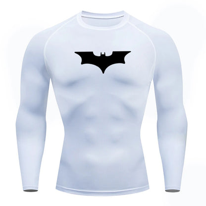 Batman T Shirt Gym Sports Top Quick Dry Breathable