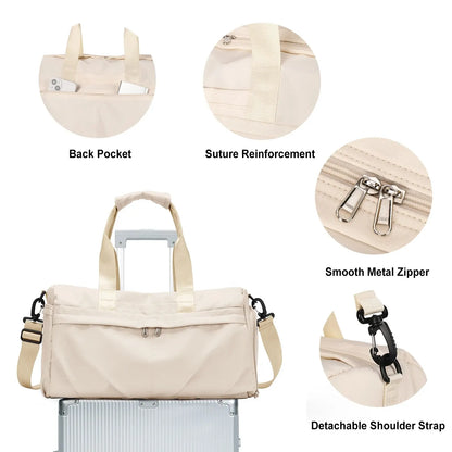 Likros Beige Gym Bag