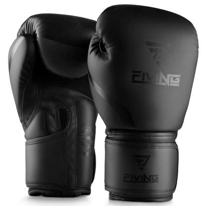 Boxing Gloves Men & Women, Pro Training Sparring, PU Leather MMA Kickboxing, Adult Heavy Punching Bag Gloves Mitts Focus Pad Wor