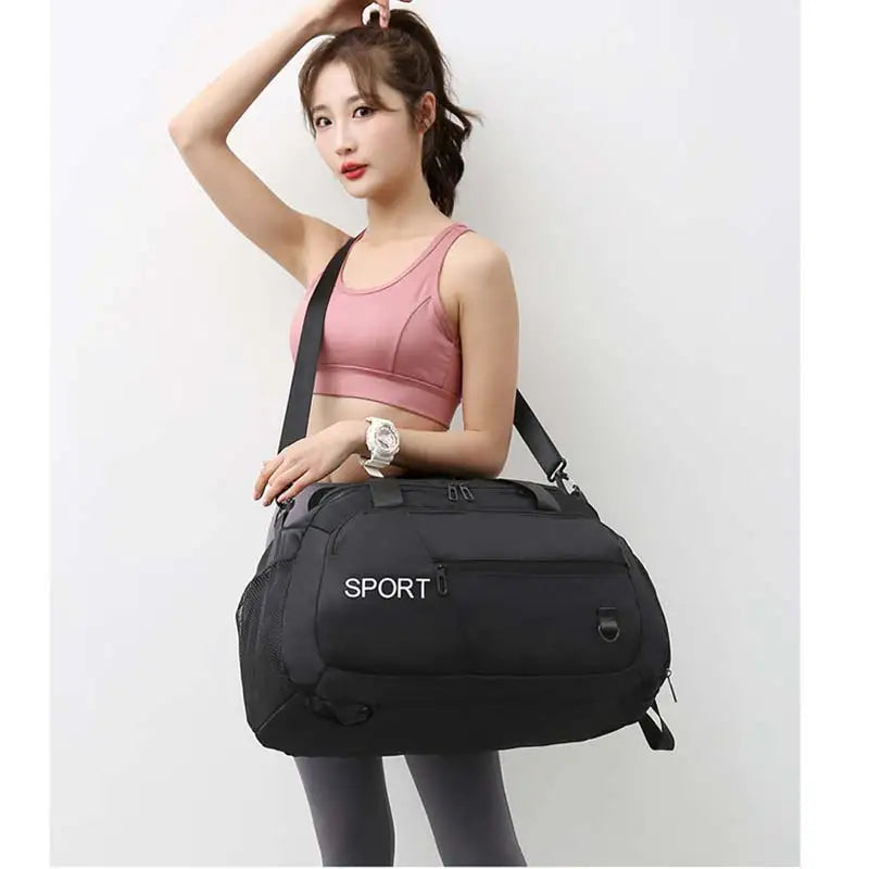 Scione Fitness Gym Bag Travel Backpack Women Shoulder Bags