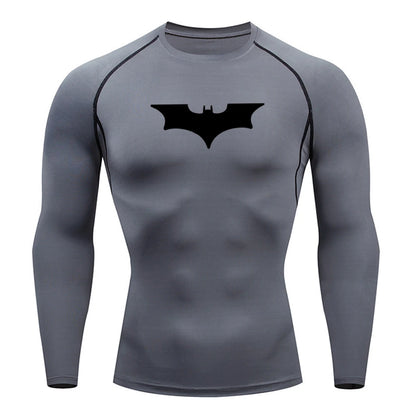 Batman T Shirt Gym Sports Top Quick Dry Breathable