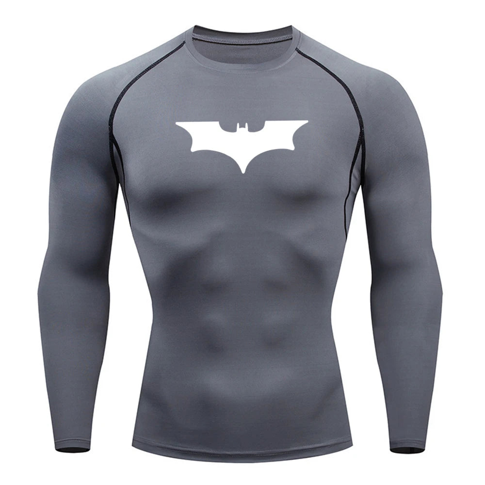 Batman T Shirt Gym Sports Top Quick Dry Breathable