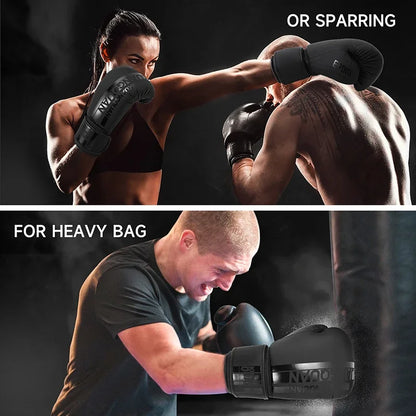 Pro Style Boxing Gloves for Men & Women,Training Gloves,Sparring,Heavy Bag Workout Gloves,Fight Gloves for Muay Thai,Kickboxing,