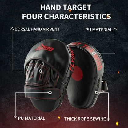 Fight Punching Bag Boxing Pad Sand Bag Fitness Taekwondo MMA Hand Kicking Pad PU Leather Training Gear Muay Thai Foot Target