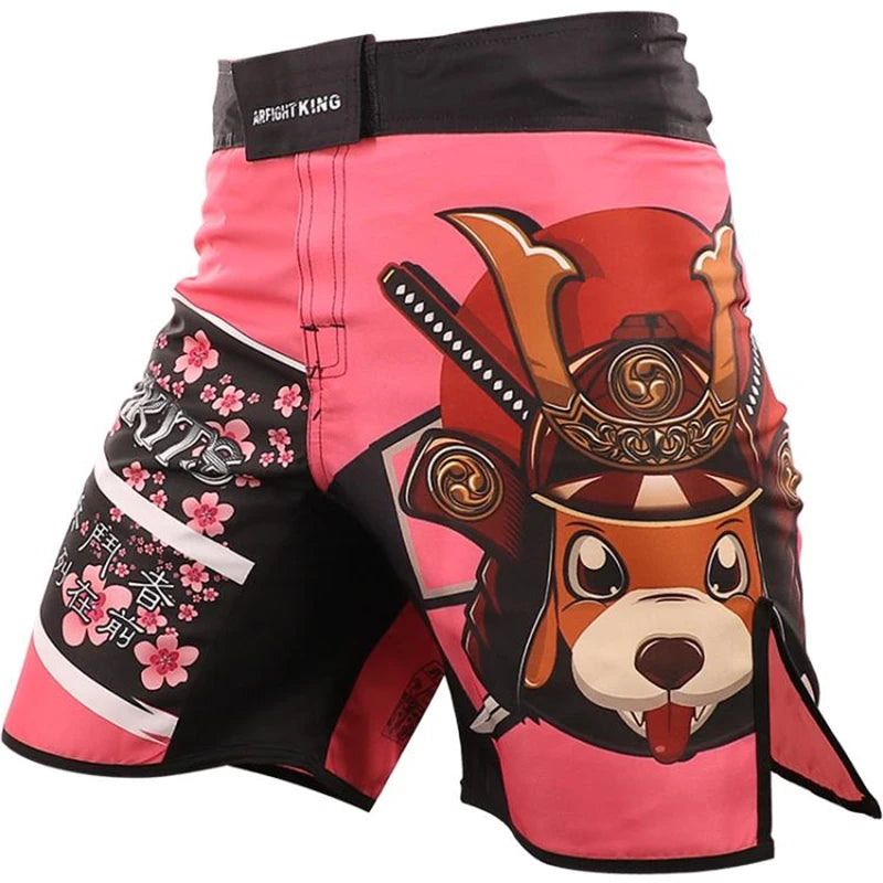 ARFIGHTKING  Trunks Pink Dog MMA Shorts