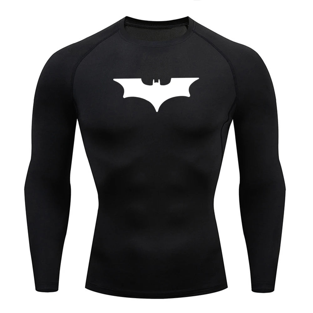 Batman T Shirt Gym Sports Top Quick Dry Breathable