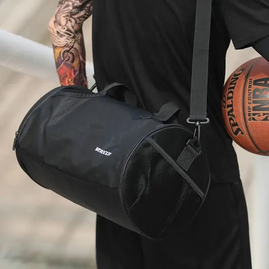 Likros Black Sports Gym Bag