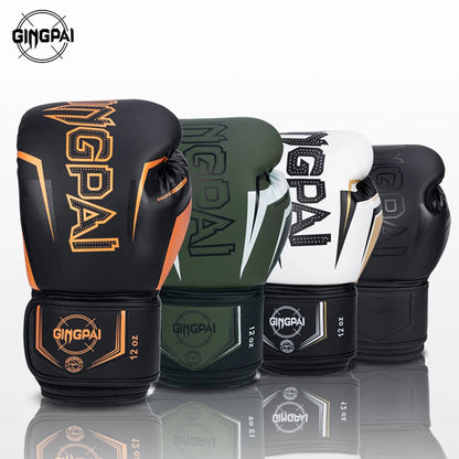 Adult Professional Boxing Training Gloves Pu Elastic Boxing Gloves Muay Thai Sanda Fighting Gloves For Men And Women