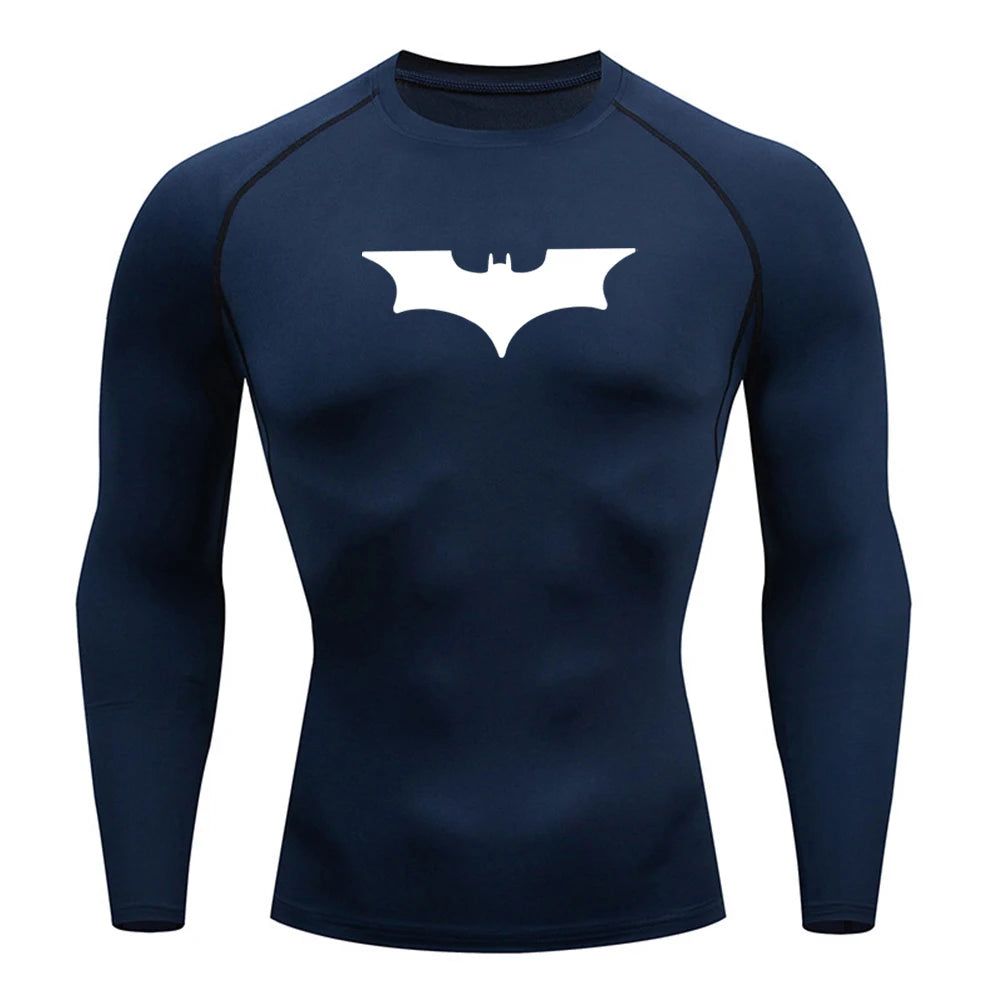 Batman T Shirt Gym Sports Top Quick Dry Breathable