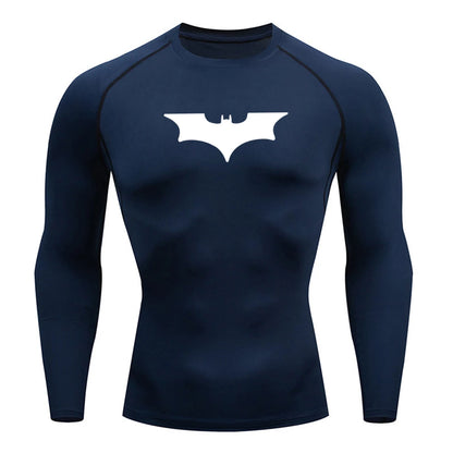 Batman T Shirt Gym Sports Top Quick Dry Breathable