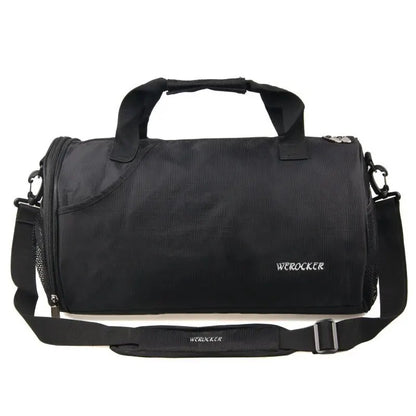 Likros Black Sports Gym Bag