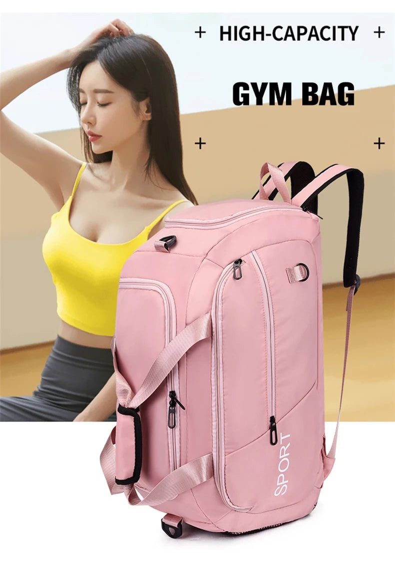 Scione Fitness Gym Bag Travel Backpack Women Shoulder Bags