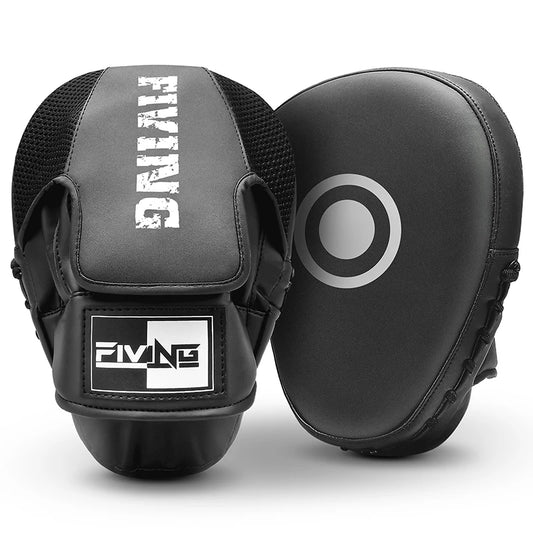 Boxing Pads for Men, Women,& Kids, Leather Focus Mitts for Martial Arts, Boxing Training,Curved Punch Mitts for Karate