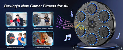 Music Boxing Machine Smart Bluetooth Wall Mounted For Home Training