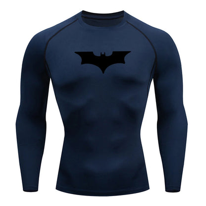 Batman T Shirt Gym Sports Top Quick Dry Breathable