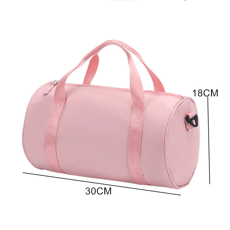 Sports Bags Gym Weekend Girl Fitness Children's Big Pocket Kids Dance Shoes Training Shoulder Bolsas For Luggage Travel Handbags