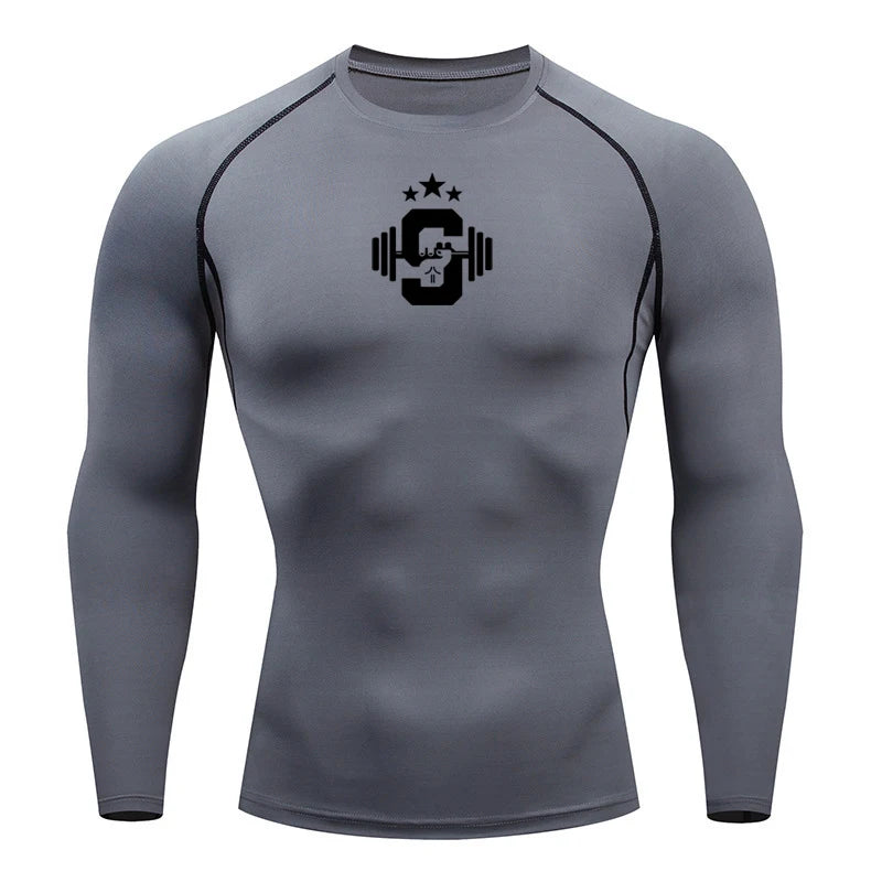 New Compression Shirt Men Fitness Gym Super Hero Sport Running T-Shirt Rashgard Tops Tee Quick Dry Short Sleeve T-Shirt For Men