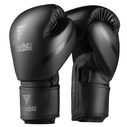 Boxing Gloves Men & Women, Pro Training Sparring, PU Leather MMA Kickboxing, Adult Heavy Punching Bag Gloves Mitts Focus Pad Wor