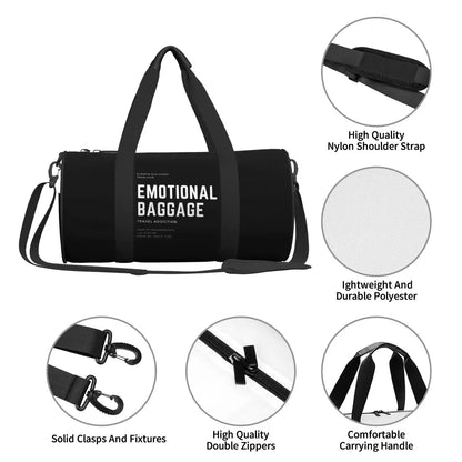 Emotional Baggage Sports Bags Fashion Desing Travel Gym Bag Large Capacity Graphic Handbags Couple Custom Weekend Fitness Bag